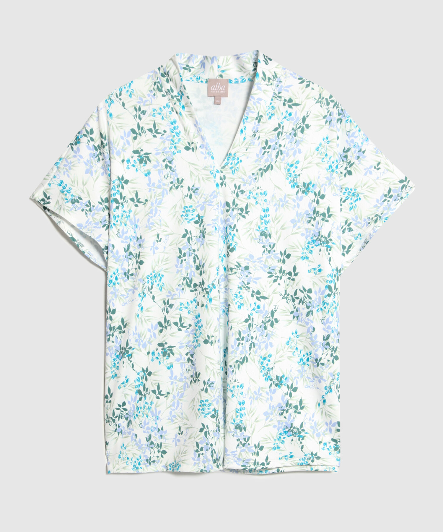 Camiseta Estampada Con Prense En Frente