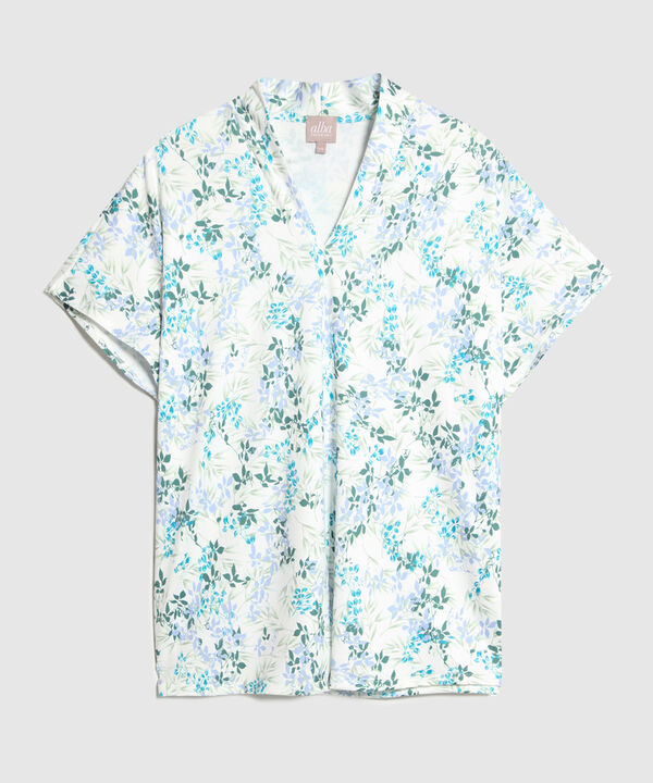 Camiseta Estampada Con Prense En Frente
