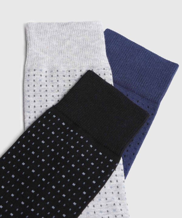 Pack x 3 Medias Largas Estampadas image number null