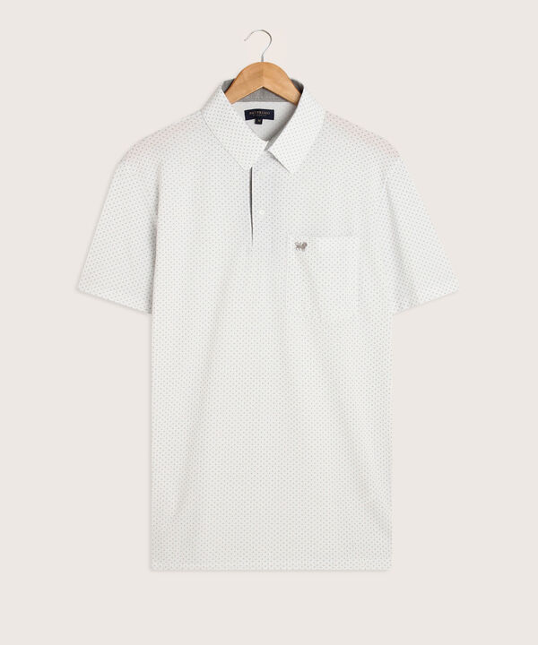 Polo Estampada Cuello Duro image number null