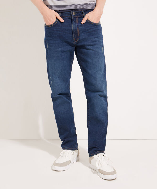 Jean Regular Tapper Tono Azul Oscuro