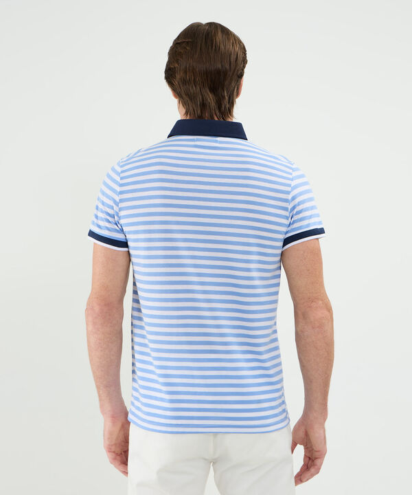 Polo Preteñida Cuello Máquina Sin Bolsillo
