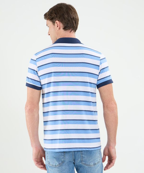 Polo Cuello Tejido Con Bolsillo Preteñida