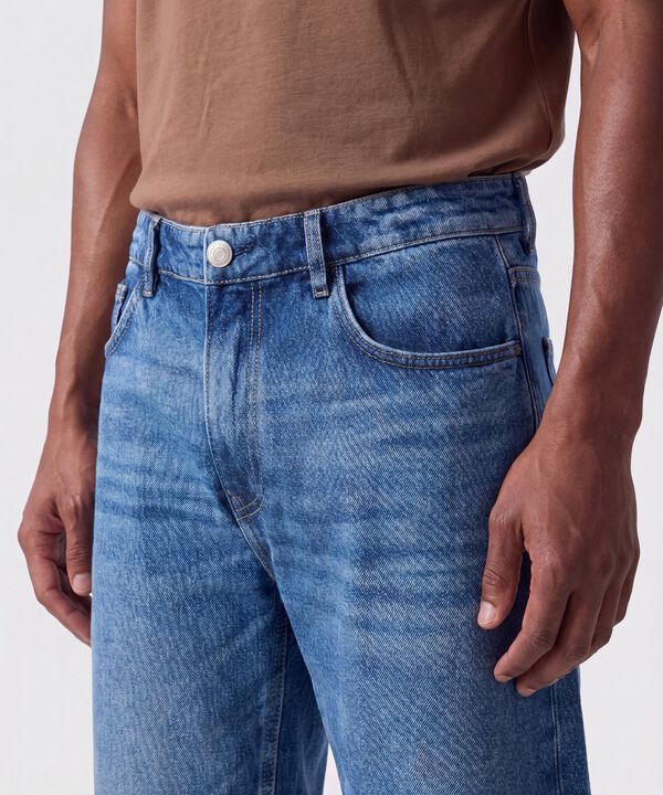 Bermuda Denim Cinco Bolsillos Hombre