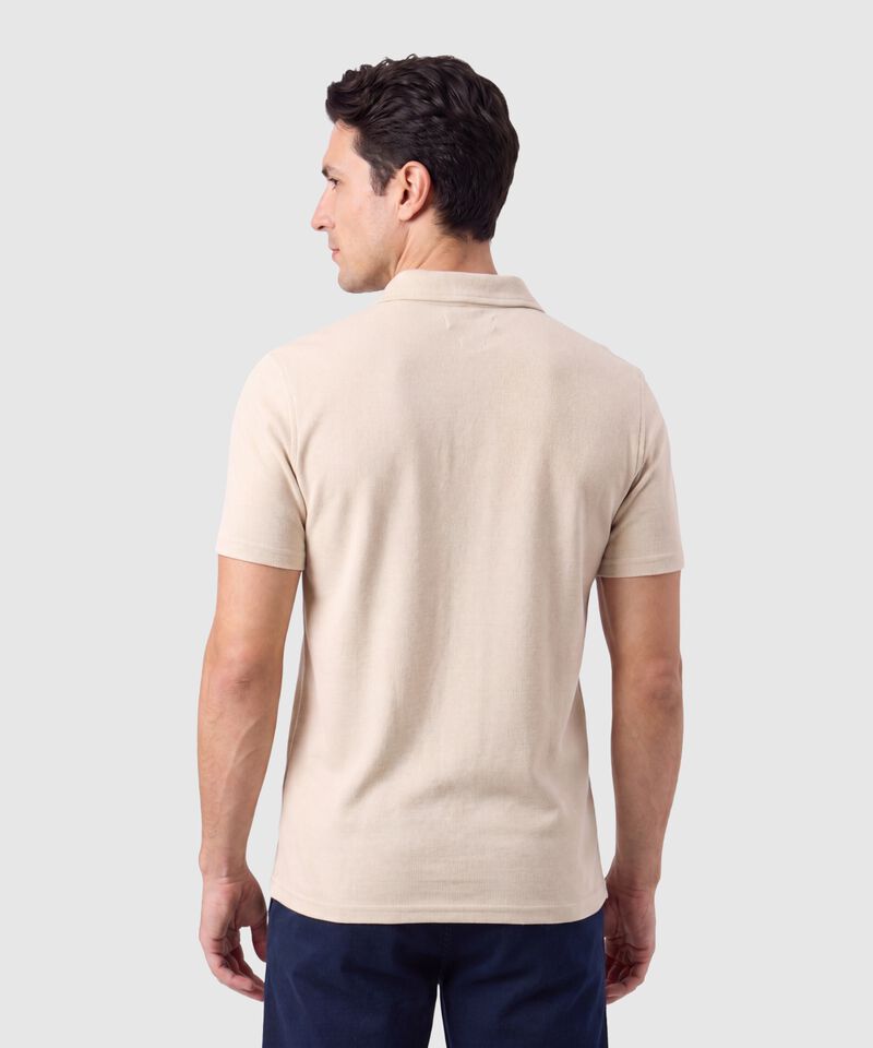 Polo Unicolor Para Hombre