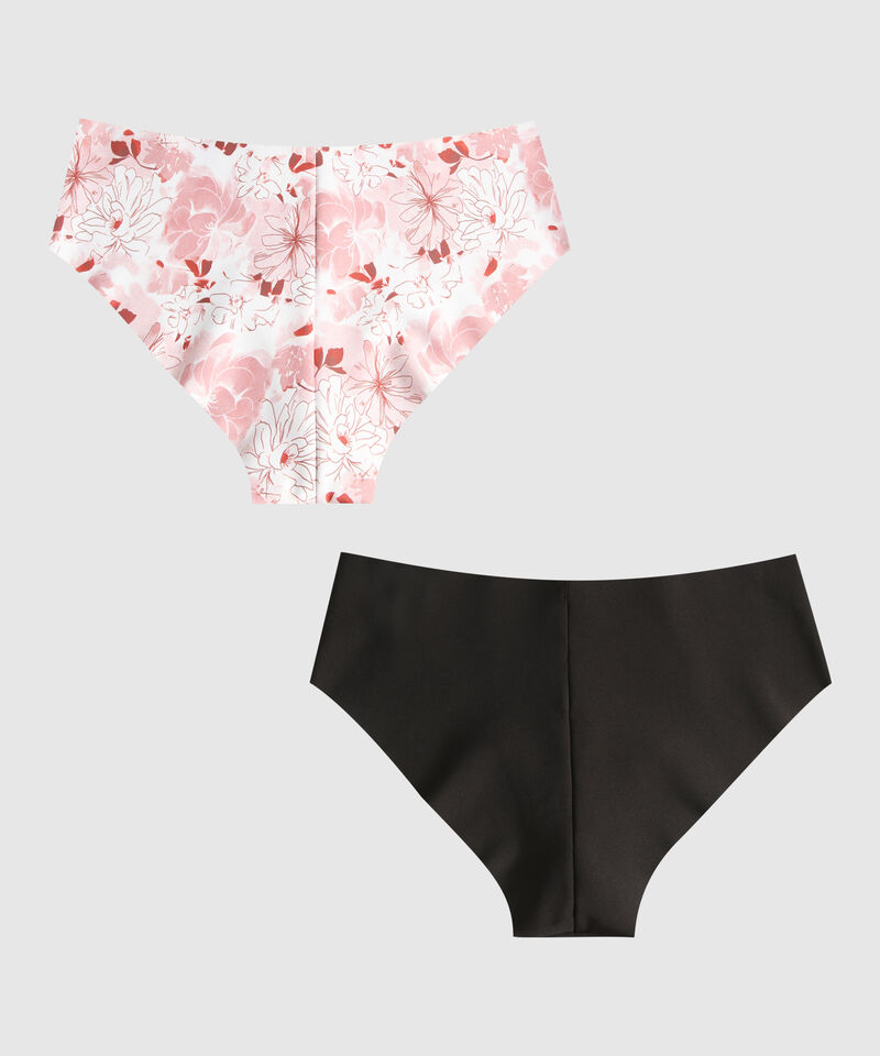 Panty Clásico Invisible Estampado Pack X2