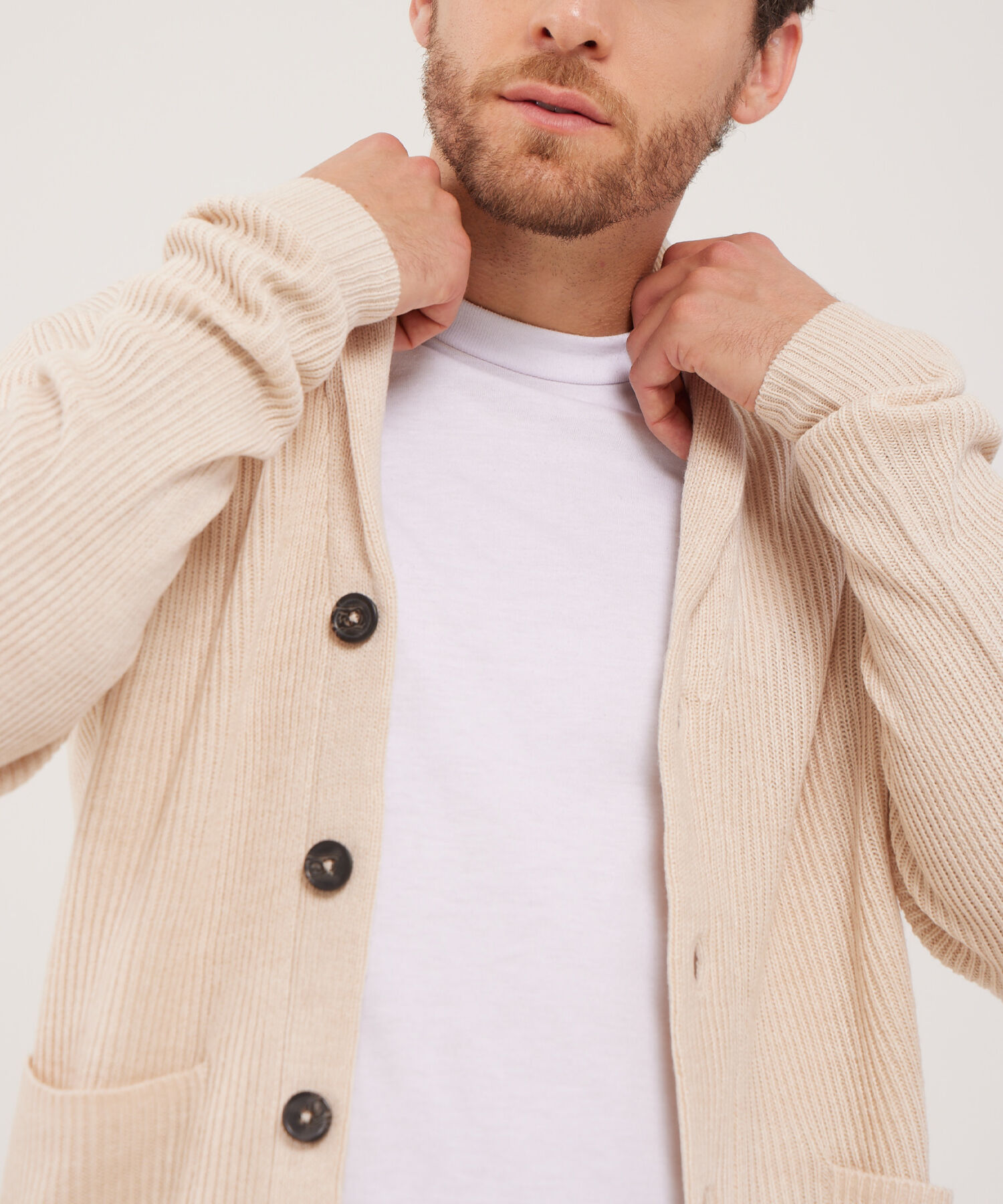Saco Abierto Con Cuello Con Botones En Frente Compra Online Patprimo