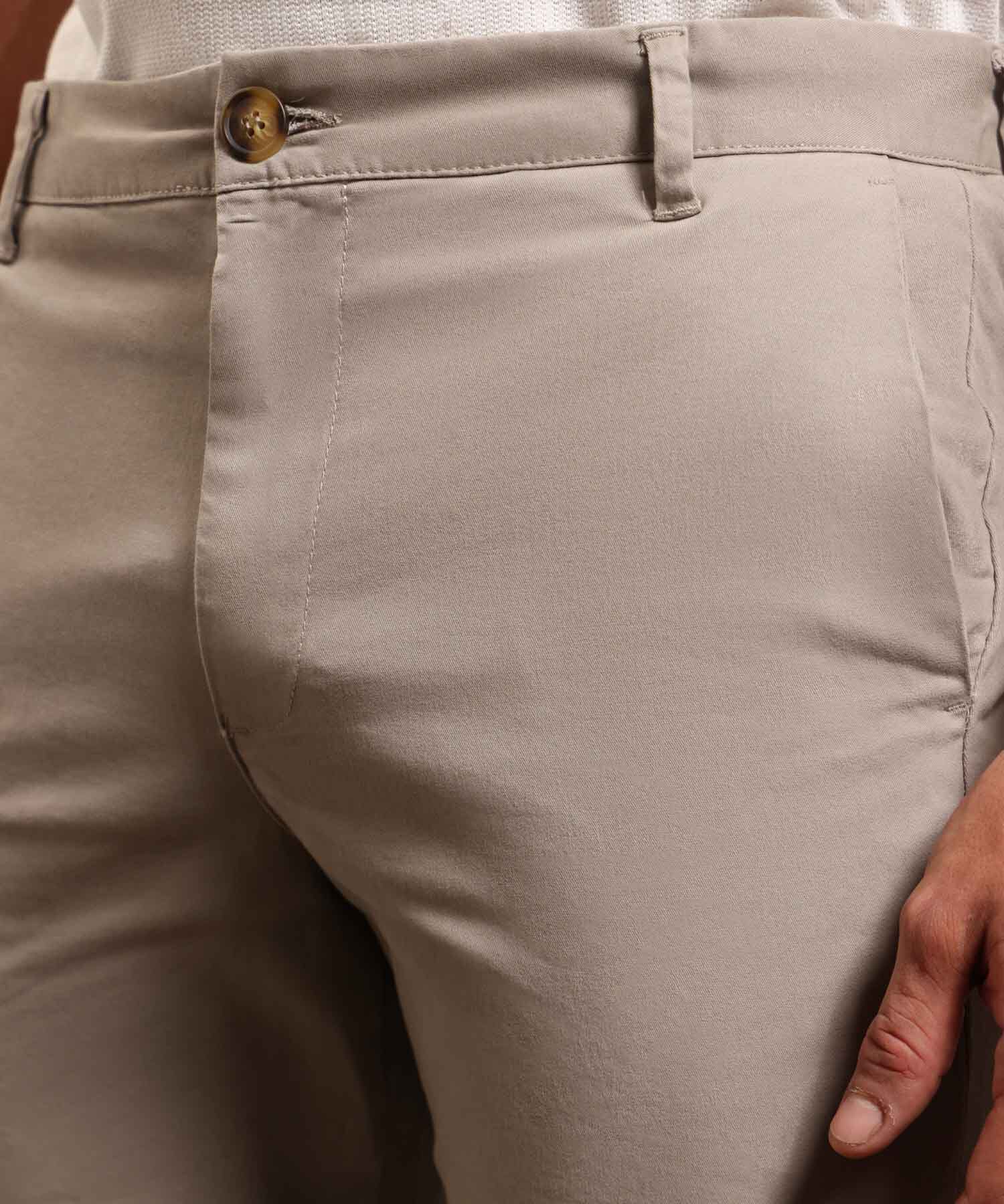 Pantal&oacute;n Cl&aacute;sico Para Hombre De Corte Recto