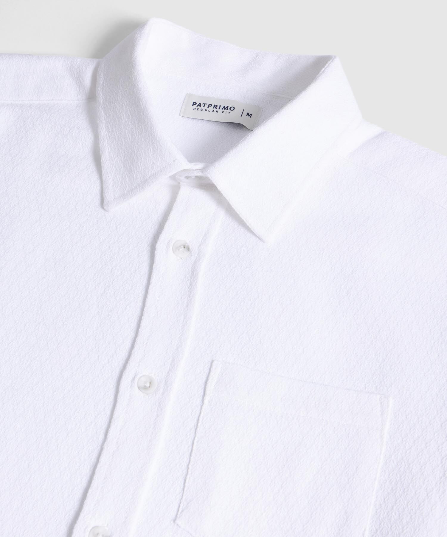 Casual De Manga Corta Con Textura Para Hombre