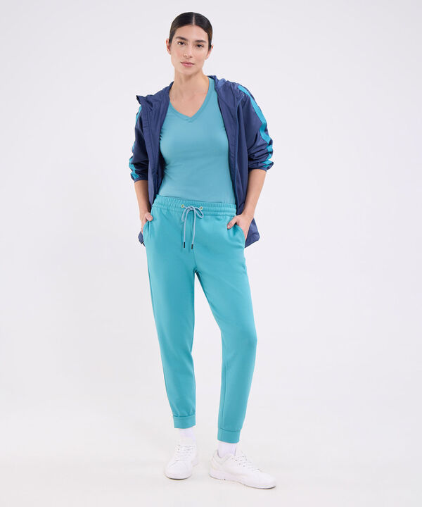 Pantalon jogger unicolor para mujer image number null