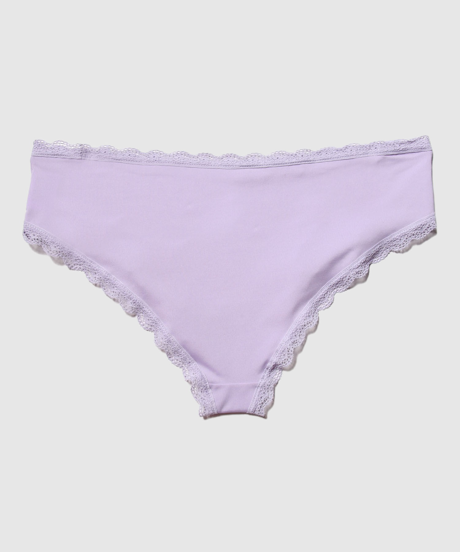 Panty Hipster Con Encaje En Cintura Y Piernas
