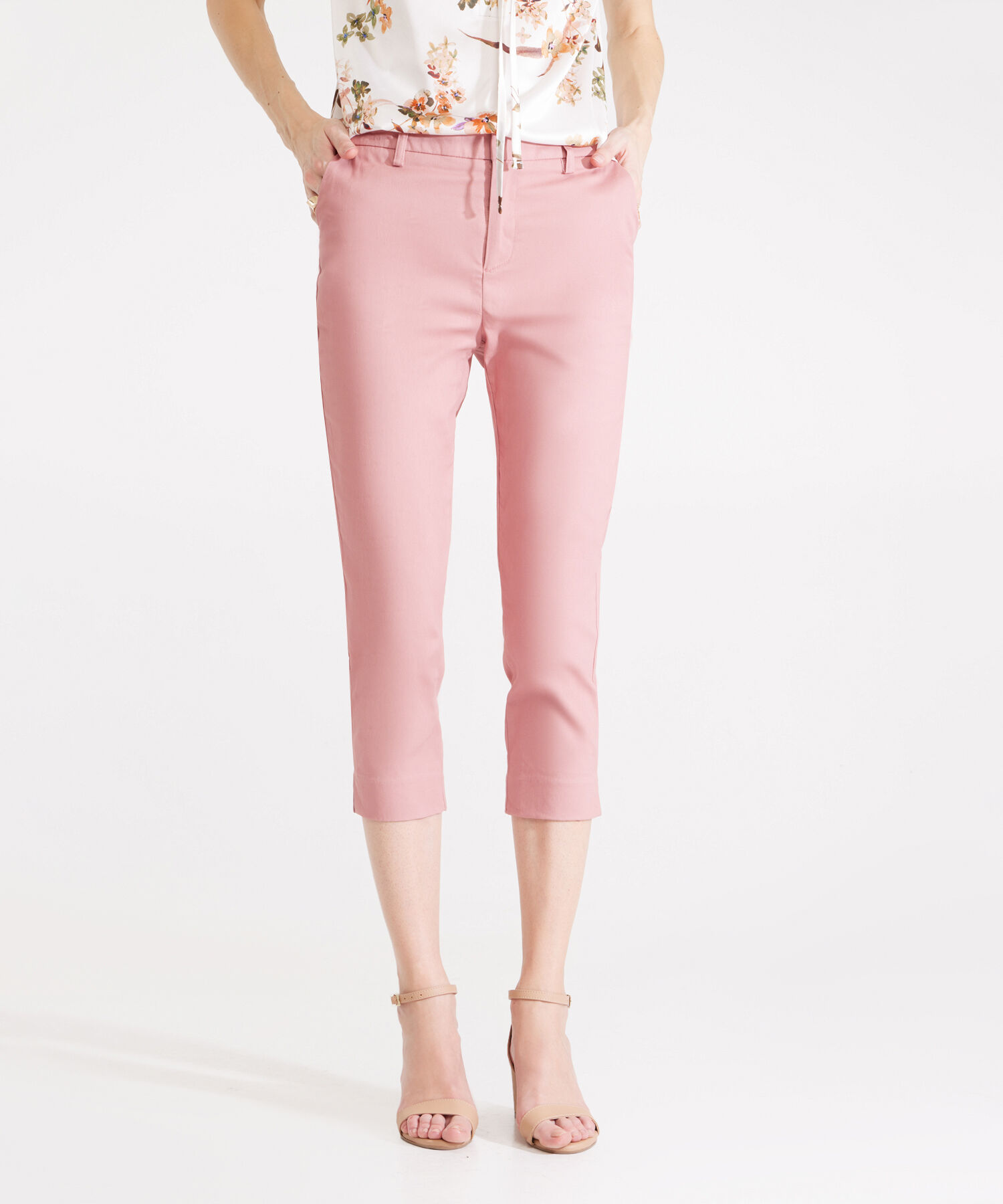 Pantalón Capri Unicolor