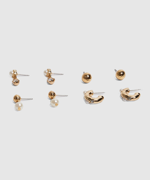Set x 4 Aretes con perlas image number null