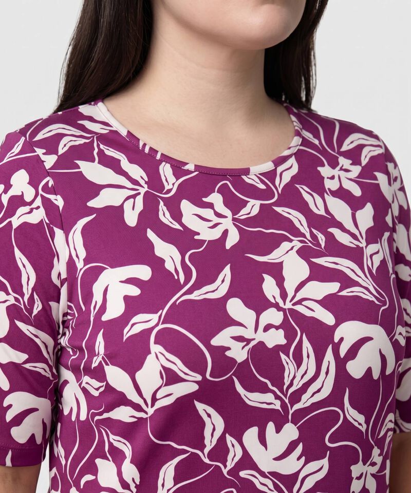 Camiseta mujer manga 3/4 estampada