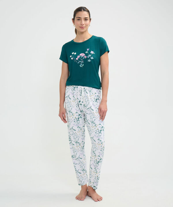 Conjunto de Pijama Estampada
