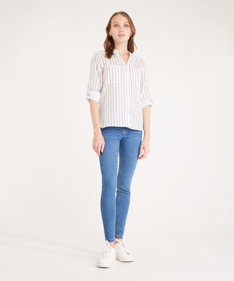 Blusa Manga Larga  Estampada
