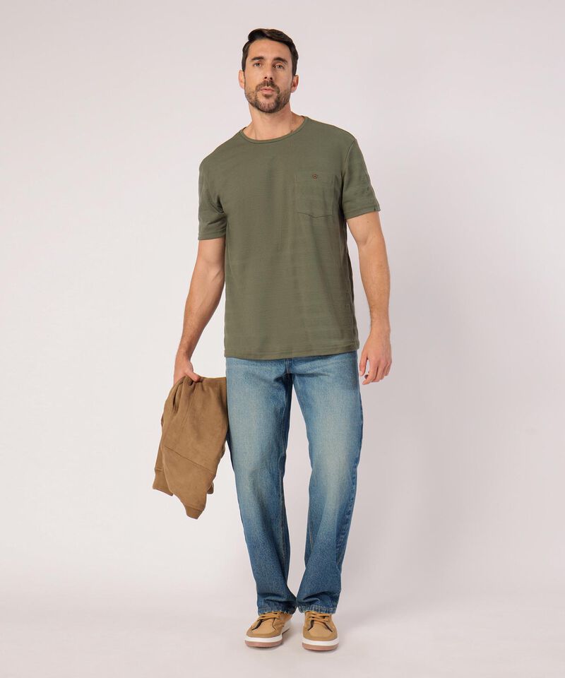 Camiseta Manga Corta Texturizada