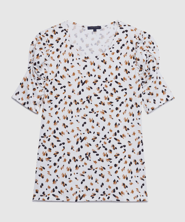 Camiseta Estampada Manga Corta