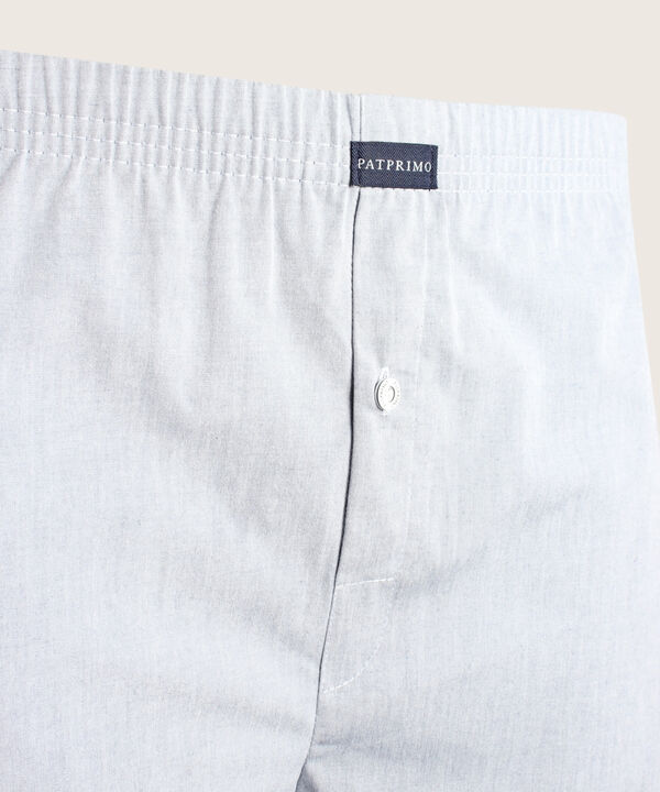 Boxer Pack X3 Pantaloncillo Tejido Plano Amplio Algodón Preteñido, Cuadro-Rayas Y Estampado