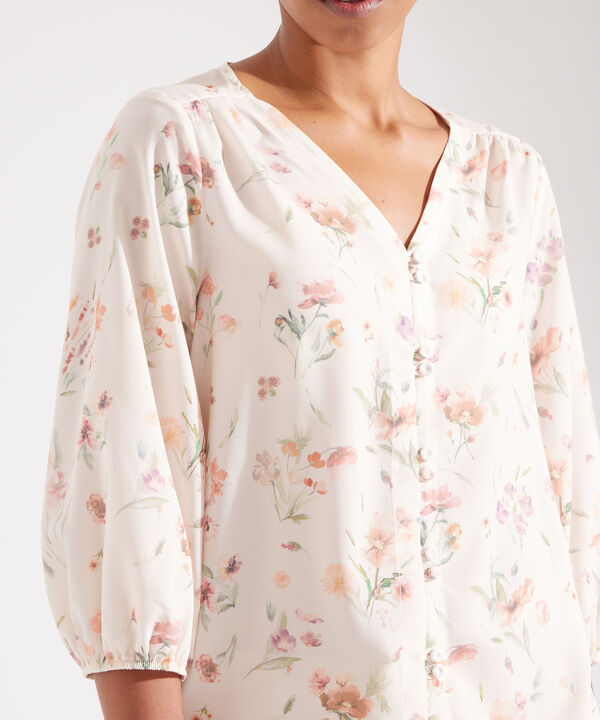 Blusa con Estampado Floral