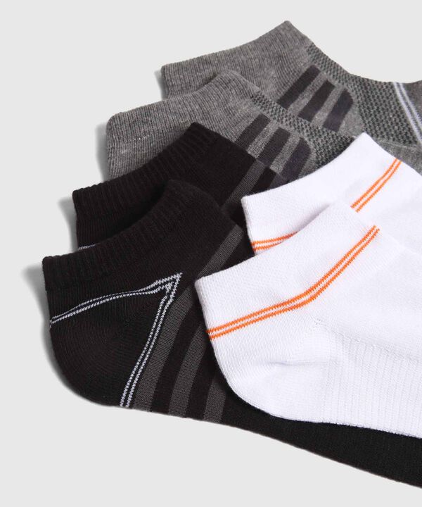 Pack X3 Medias Invisibles Estampadas image number null