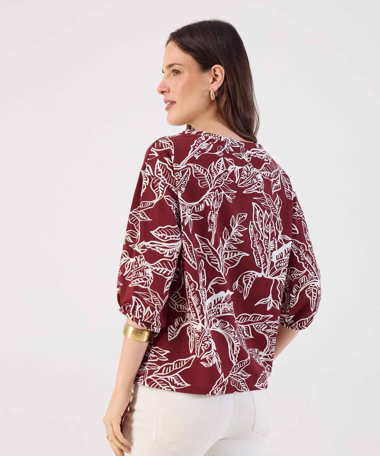 Camiseta Estampado Floral