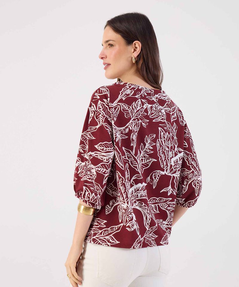 Camiseta Estampado Floral