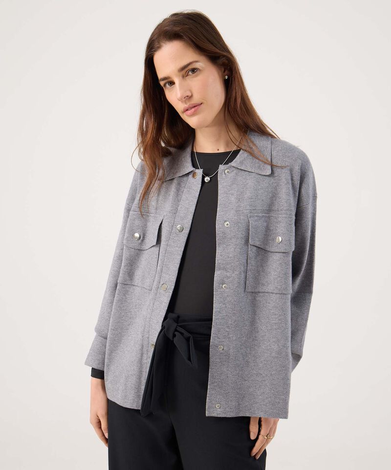 Saco Abierto Tipo Chaqueta Con Broches