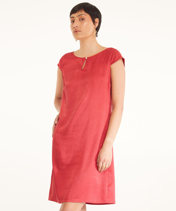 Vestido Cuello Redondo Tipo Talego