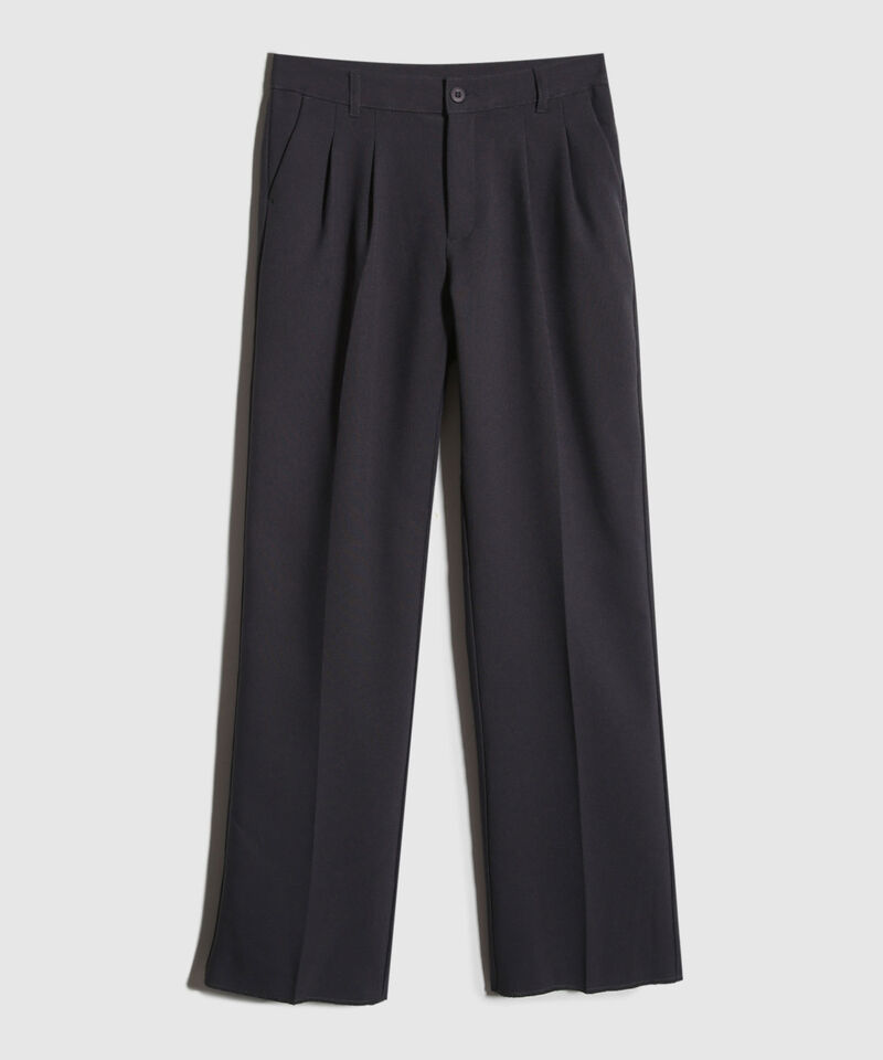Pantalón Clásico Niño Con Prenses Unicolor