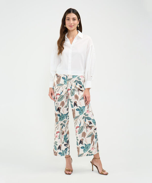Pantalón Fluido Estampado image number null