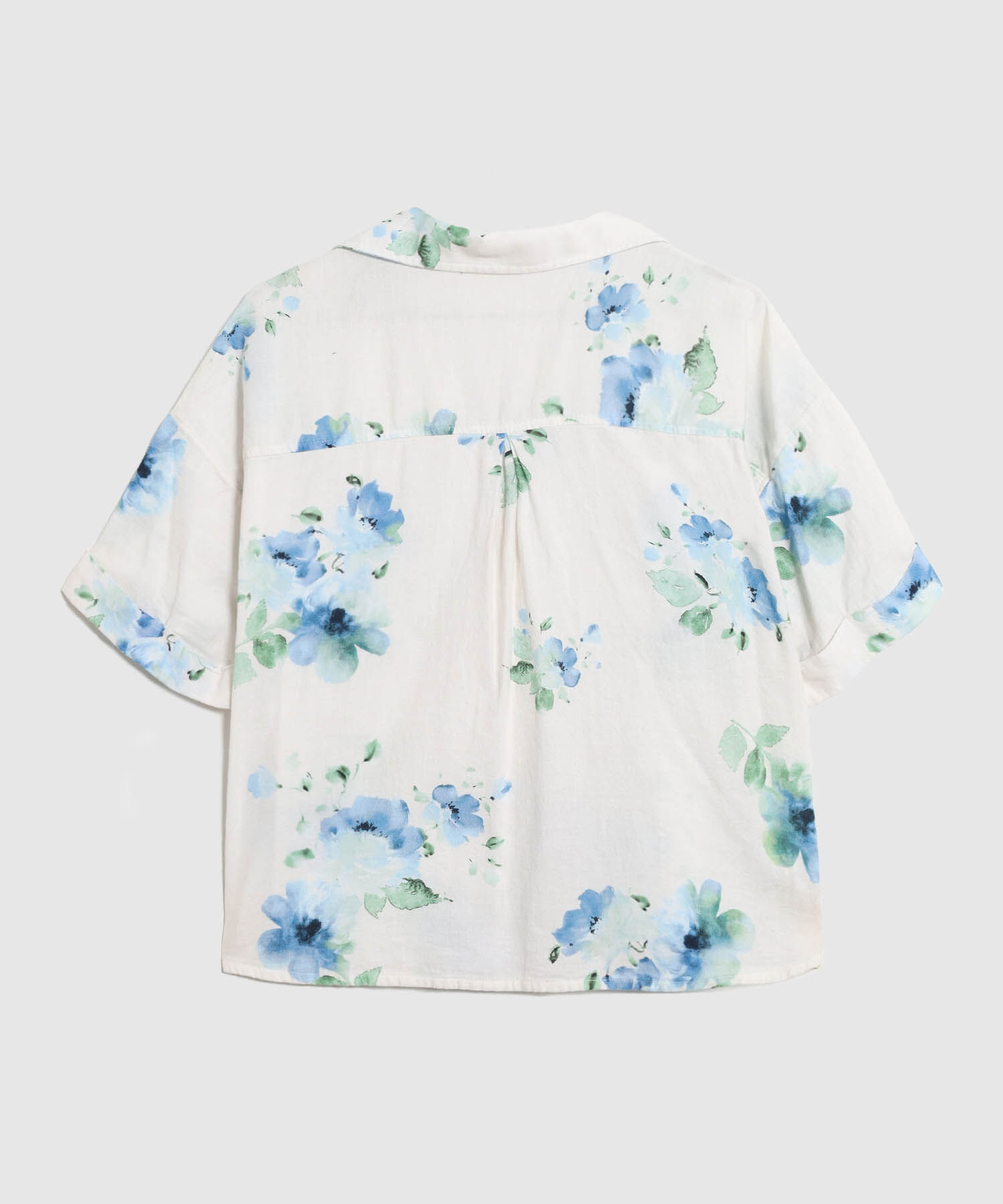 Blusa Manga Corta con Estampado para Mujer
