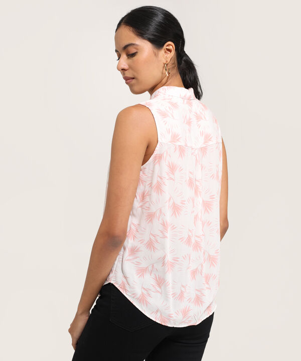 Camisa Estampada Manga Sisa