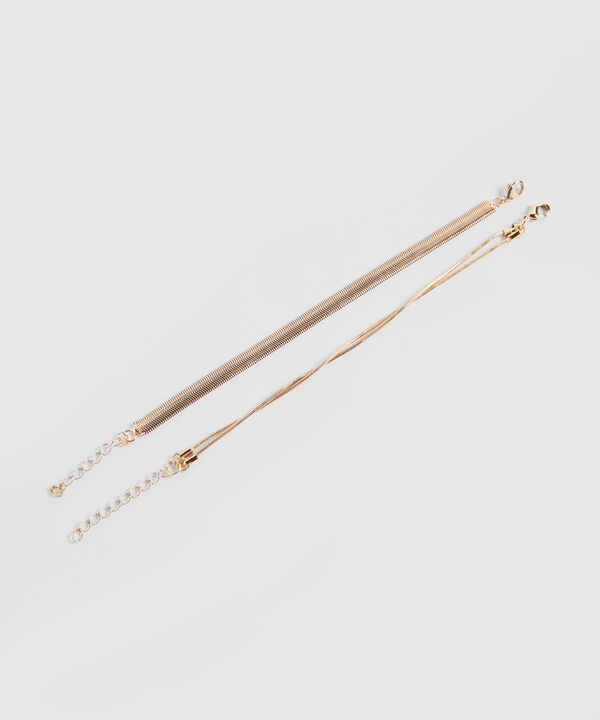 Set x 2 Pulseras Doradas image number null