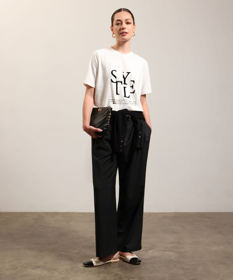 Pantal&oacute;n De Sastrer&iacute;a Recto Para Mujer