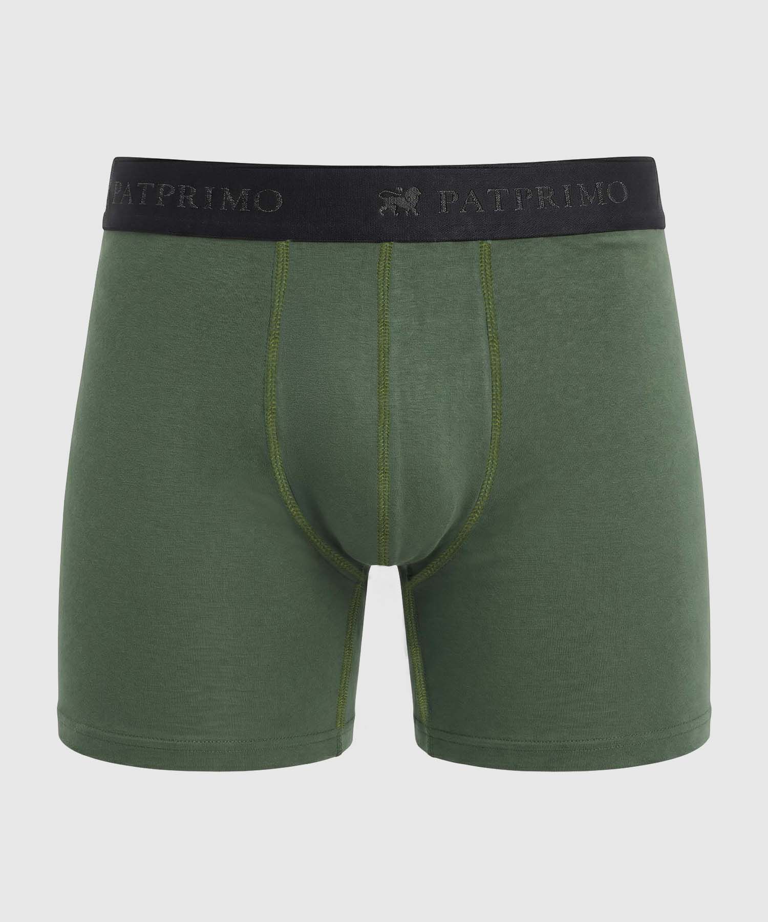 Boxer Medio Con Pretina El&aacute;stica Para Hombre