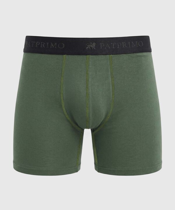 Boxer Medio Con Pretina El&aacute;stica Para Hombre