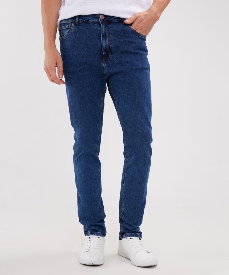 Jean Skinny Tono Azul Medio