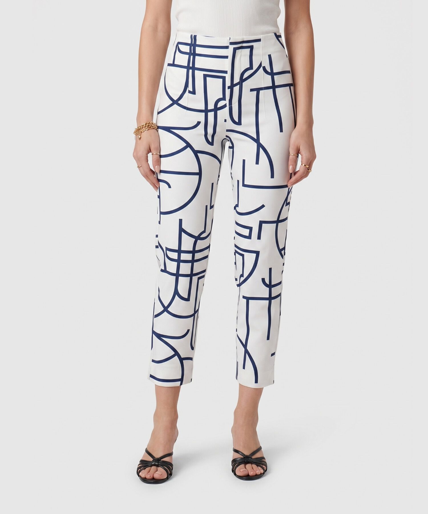 Pantal&oacute;n Ajustado Tobillero Para Mujer