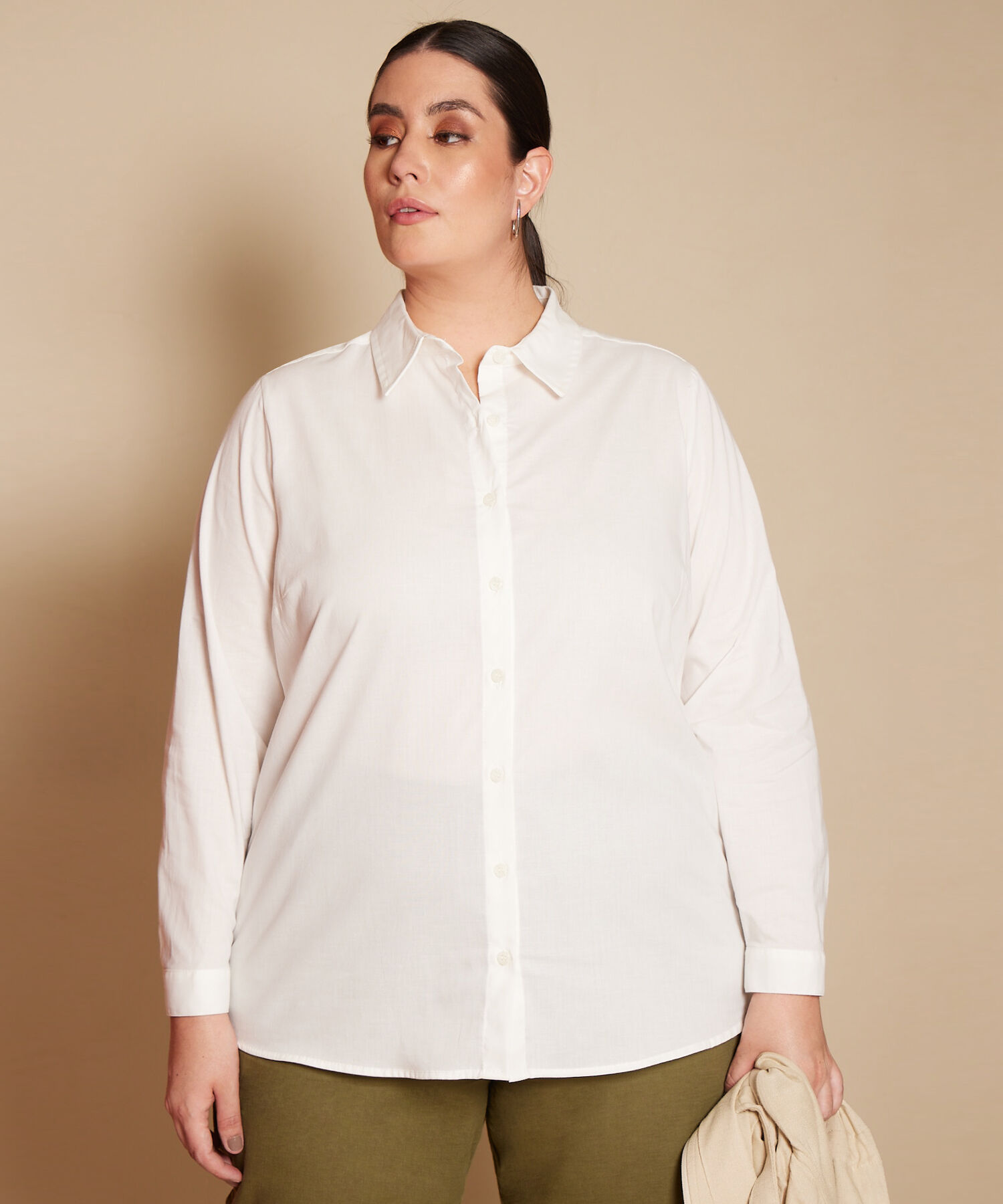 Camisa Manga Larga Con Puño