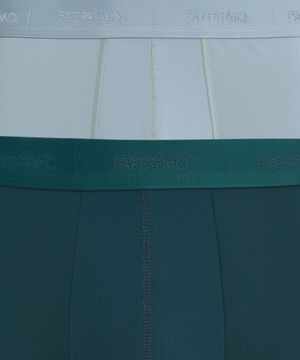 Pack x2 B&oacute;xer con El&aacute;stico Unicolor Hombre