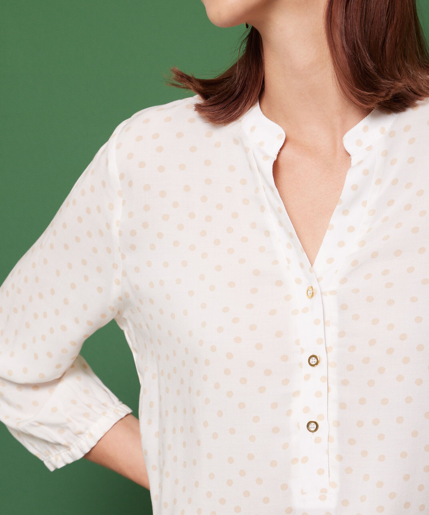 Blusa Manga 3/4 Estampada