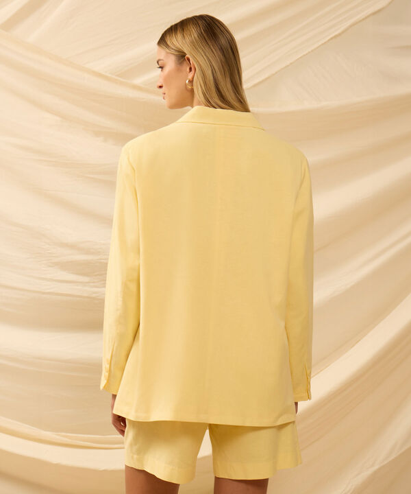 Blazer De Silueta Estructurada Para Mujer