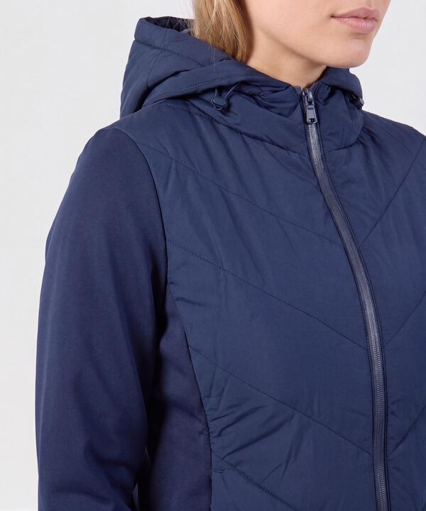 Chaqueta Acolchada Con Capota Para Mujer