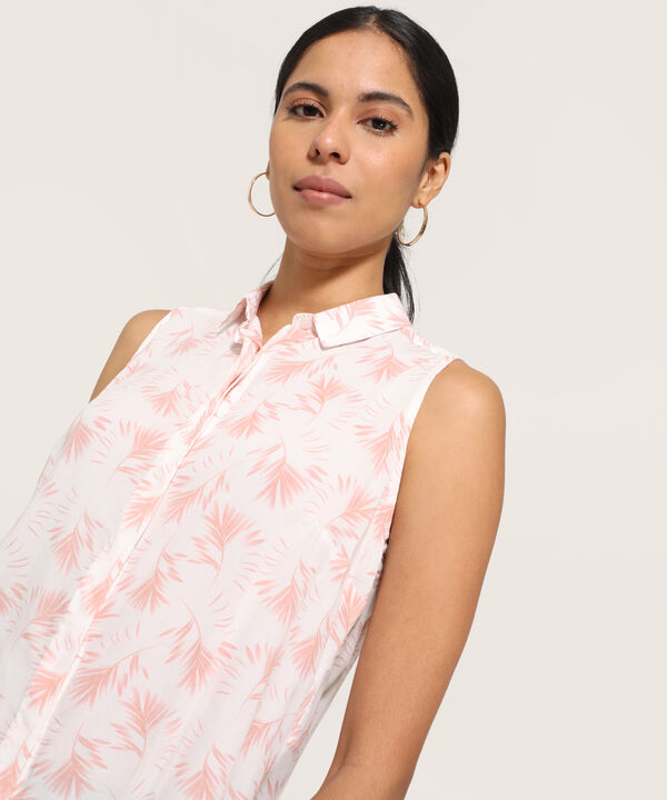 Camisa Estampada Manga Sisa