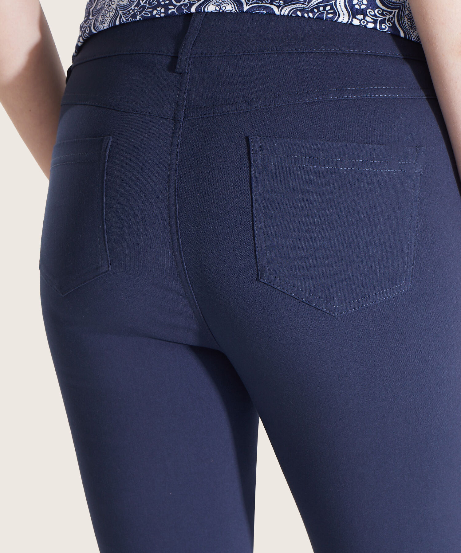 Pantalon 5 Bolsillos Unicolor En Drill