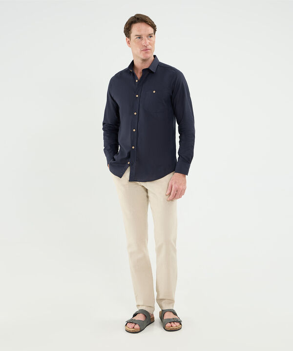 Camisa Manga Larga Mexlina Para Hombre image number null