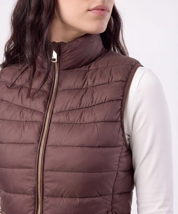 Chaleco Acolchado con Cierre para Mujer