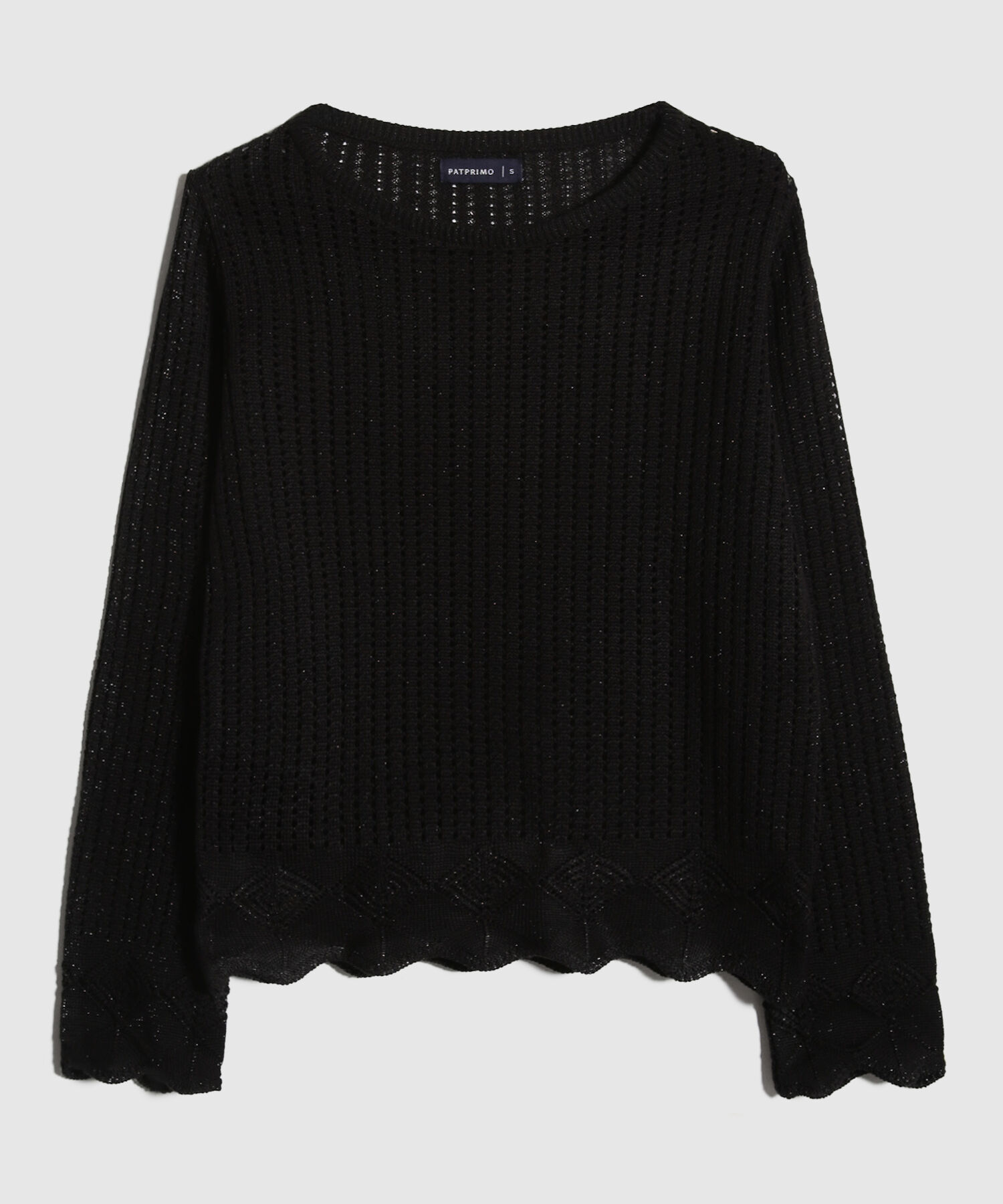 Saco Manga Larga Con Lurex