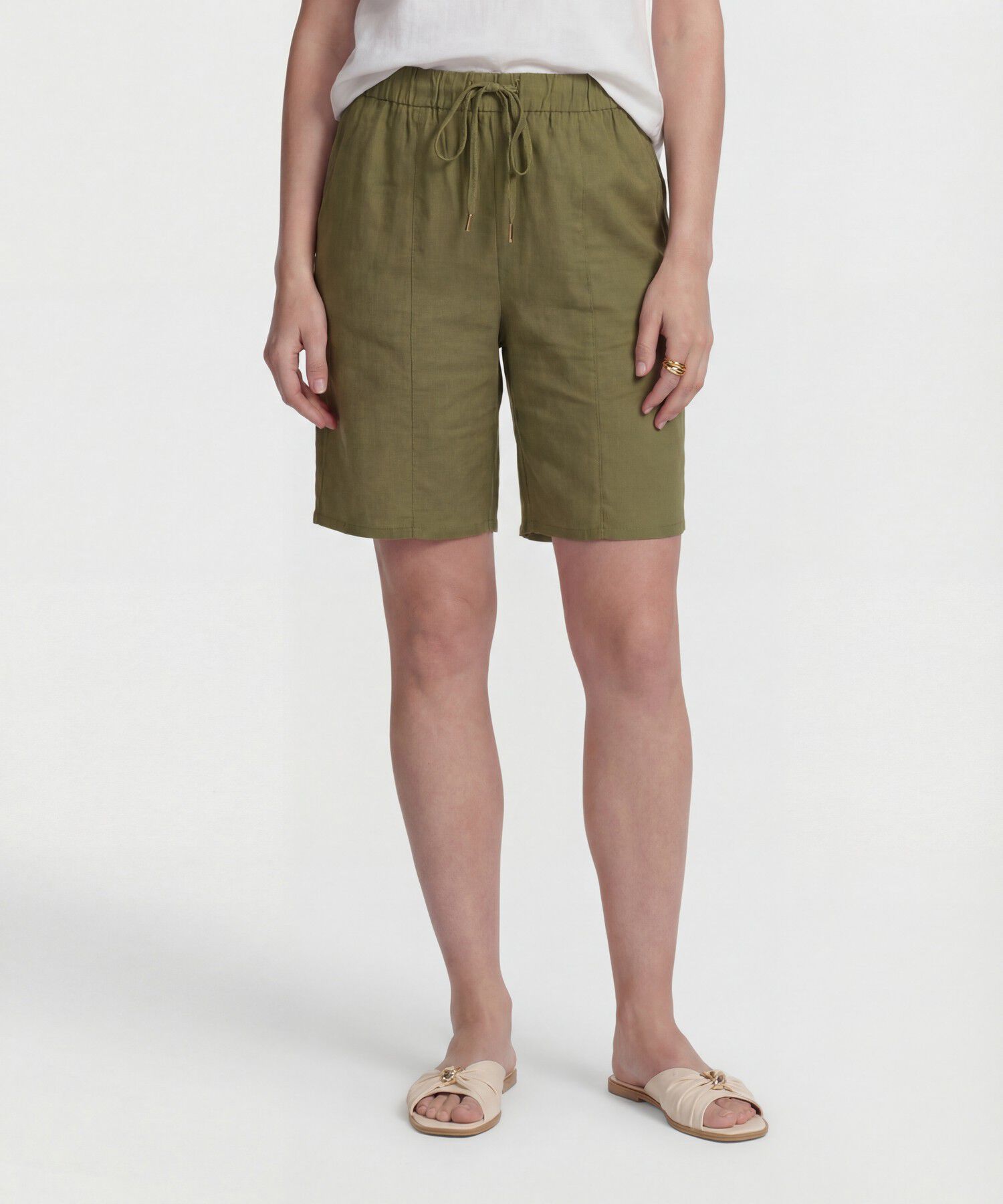 Bermuda Larga Unicolor 